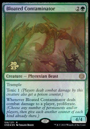 Bloated Contaminator [Phyrexia: All Will Be One Prerelease Promos] | Play N Trade Winnipeg