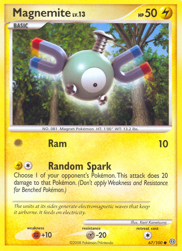 Magnemite (67/100) [Diamond & Pearl: Stormfront] | Play N Trade Winnipeg