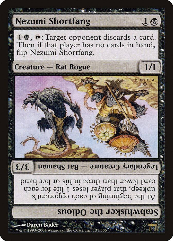 Nezumi Shortfang // Stabwhisker the Odious [Champions of Kamigawa] | Play N Trade Winnipeg