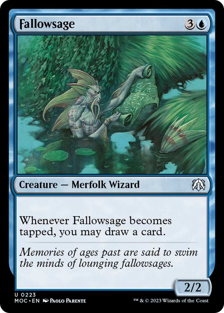 Fallowsage [March of the Machine Commander] | Play N Trade Winnipeg