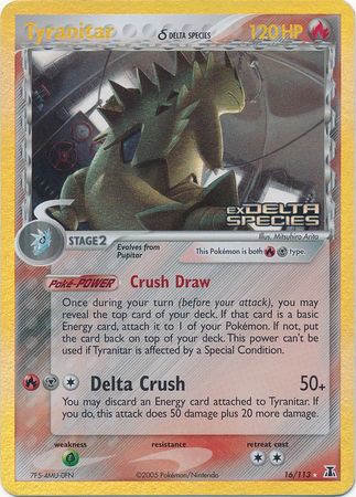 Tyranitar (16/113) (Delta Species) (Stamped) [EX: Delta Species] | Play N Trade Winnipeg