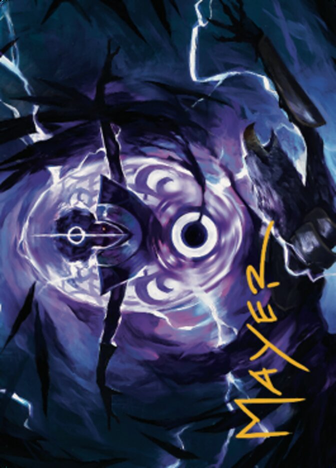 Rona's Vortex Art Card (Gold-Stamped Signature) [Dominaria United Art Series] | Play N Trade Winnipeg