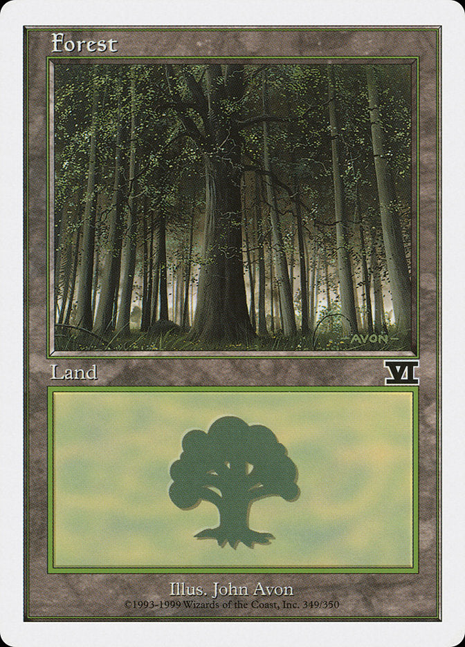 Forest (349) [Classic Sixth Edition] | Play N Trade Winnipeg