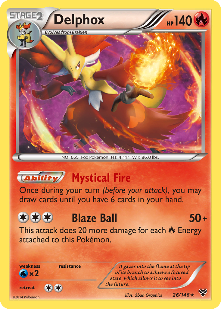 Delphox (26/146) [XY: Base Set] | Play N Trade Winnipeg