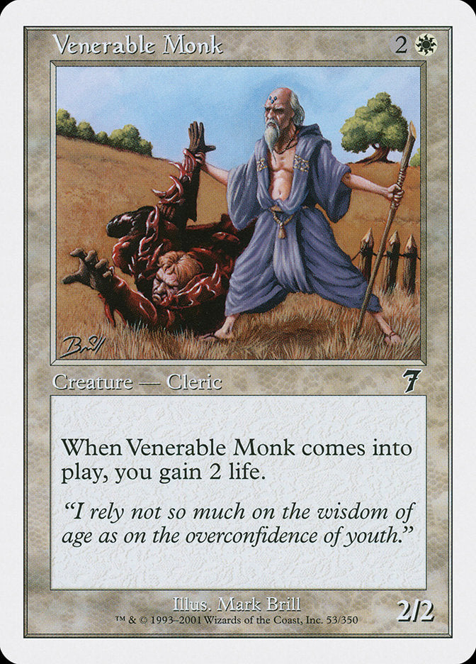 Venerable Monk [Seventh Edition] | Play N Trade Winnipeg