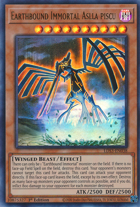 Earthbound Immortal Aslla piscu [LDS3-EN038] Ultra Rare | Play N Trade Winnipeg