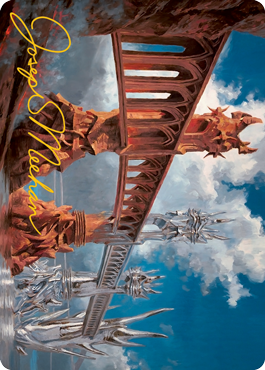 Silverbluff Bridge Art Card (Gold-Stamped Signature) [Modern Horizons 2 Art Series] | Play N Trade Winnipeg