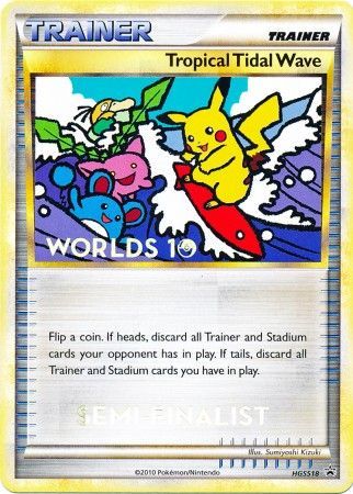 Tropical Tidal Wave (HGSS18) (Semi Finalist) [HeartGold & SoulSilver: Black Star Promos] | Play N Trade Winnipeg