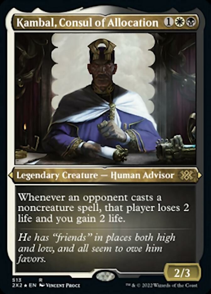 Kambal, Consul of Allocation (Foil Etched) [Double Masters 2022] | Play N Trade Winnipeg