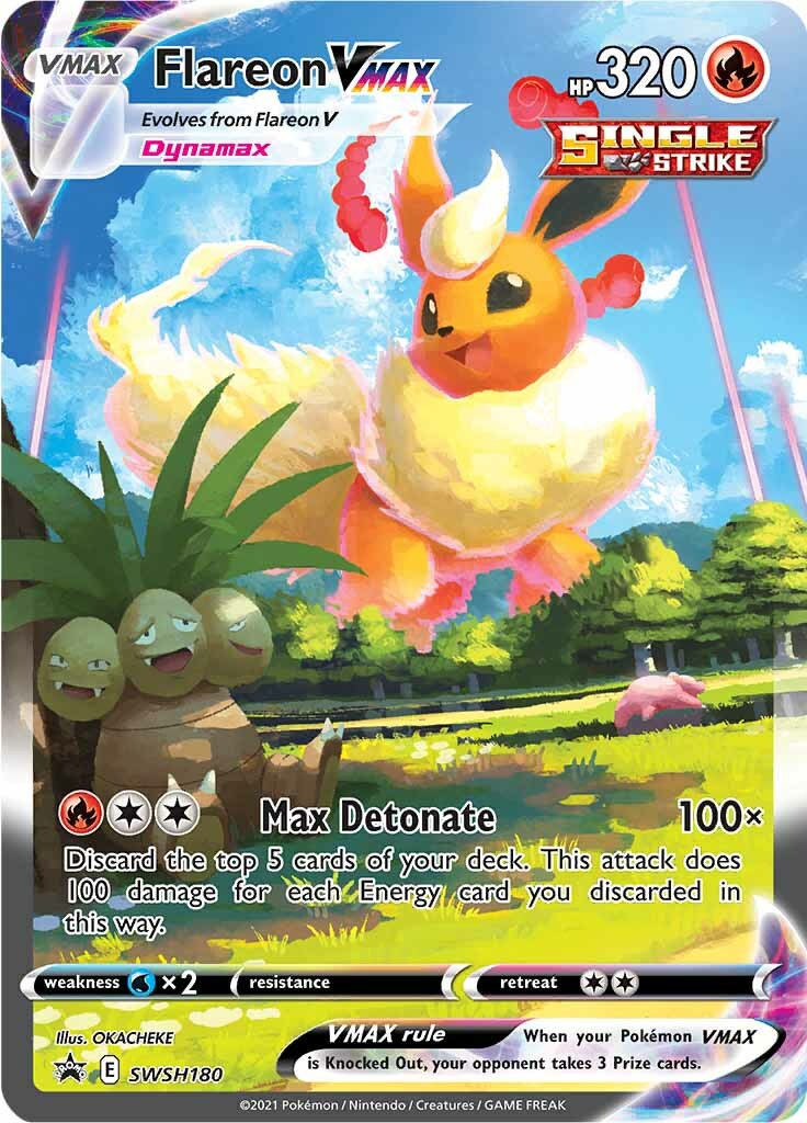 Flareon VMAX (SWSH180) [Sword & Shield: Black Star Promos] | Play N Trade Winnipeg