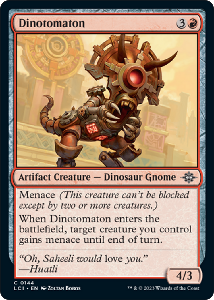 Dinotomaton [The Lost Caverns of Ixalan] | Play N Trade Winnipeg