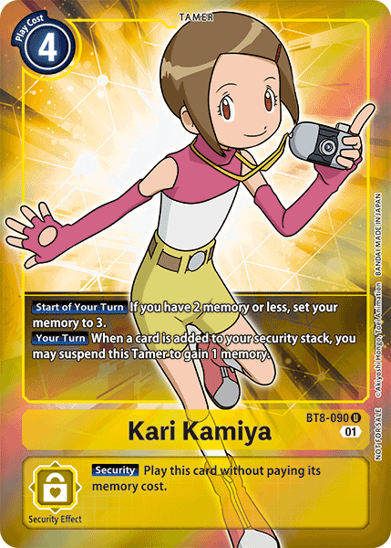 Kari Kamiya [BT8-090] (Alternative Art - Box Topper) [New Awakening] | Play N Trade Winnipeg