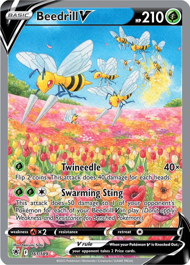 Beedrill V (161/189) [Sword & Shield: Astral Radiance] | Play N Trade Winnipeg