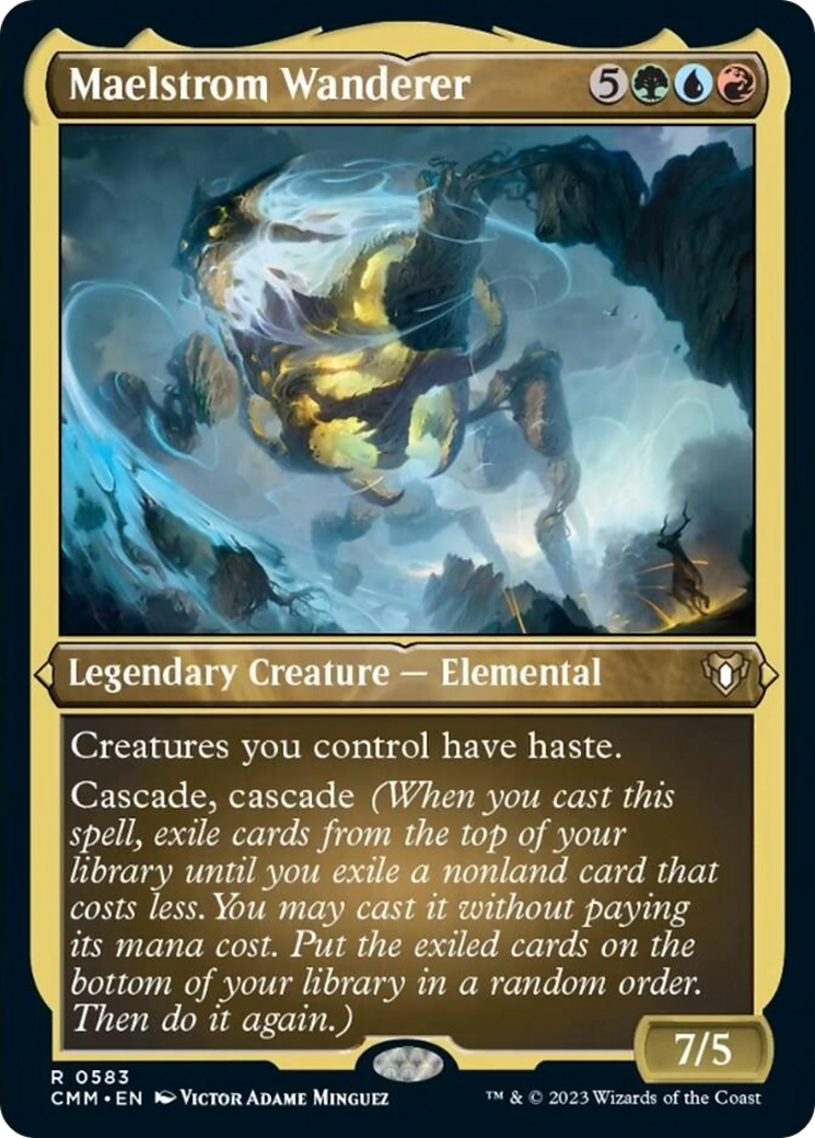 Maelstrom Wanderer (Foil Etched) [Commander Masters] | Play N Trade Winnipeg
