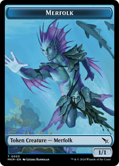 Thopter (0020) // Merfolk Double-Sided Token [Murders at Karlov Manor Tokens] | Play N Trade Winnipeg