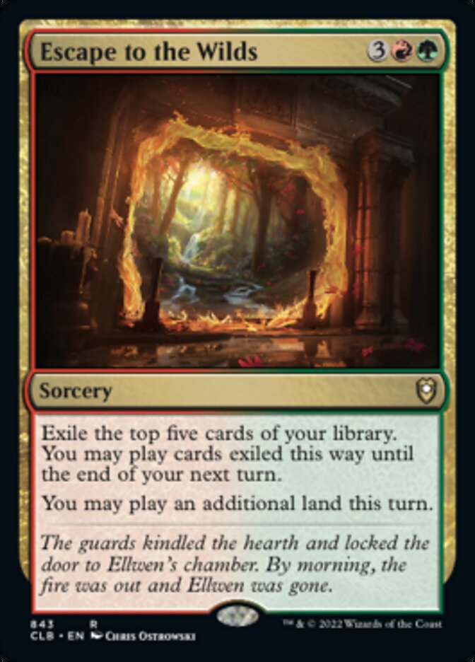Escape to the Wilds [Commander Legends: Battle for Baldur's Gate] | Play N Trade Winnipeg