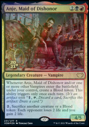 Anje, Maid of Dishonor [Innistrad: Crimson Vow Prerelease Promos] | Play N Trade Winnipeg