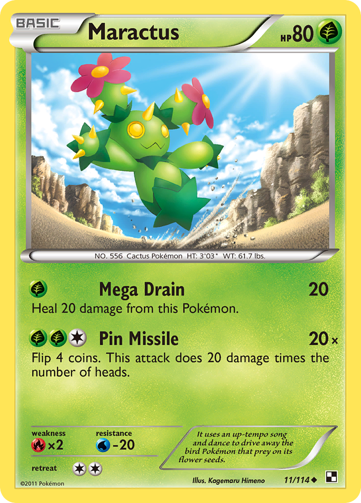 Maractus (11/114) [Black & White: Base Set] | Play N Trade Winnipeg