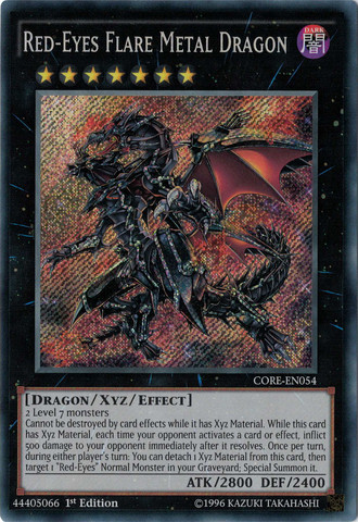 Red-Eyes Flare Metal Dragon [CORE-EN054] Secret Rare | Play N Trade Winnipeg