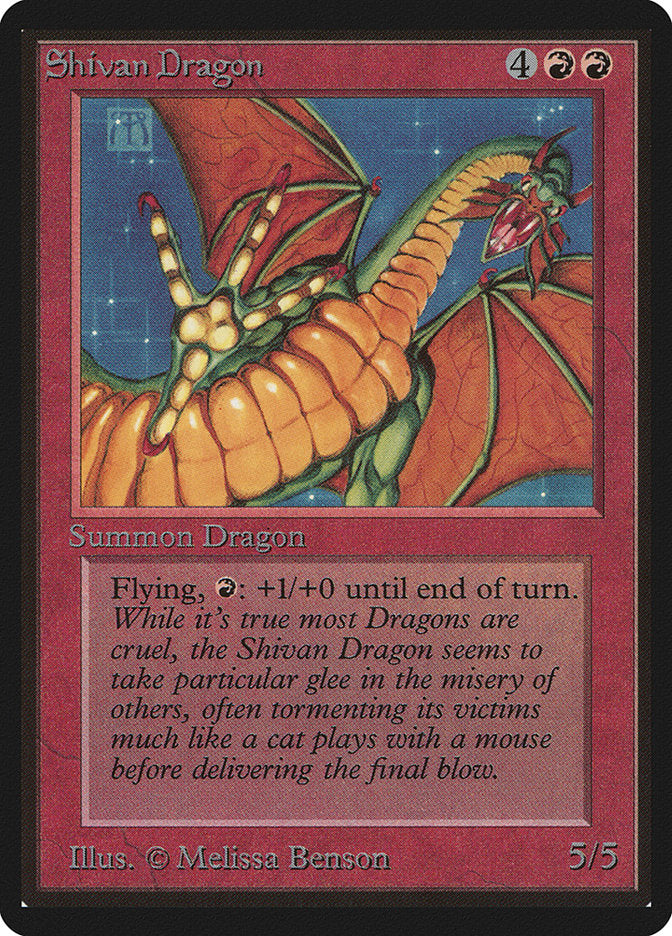 Shivan Dragon [Limited Edition Beta] | Play N Trade Winnipeg
