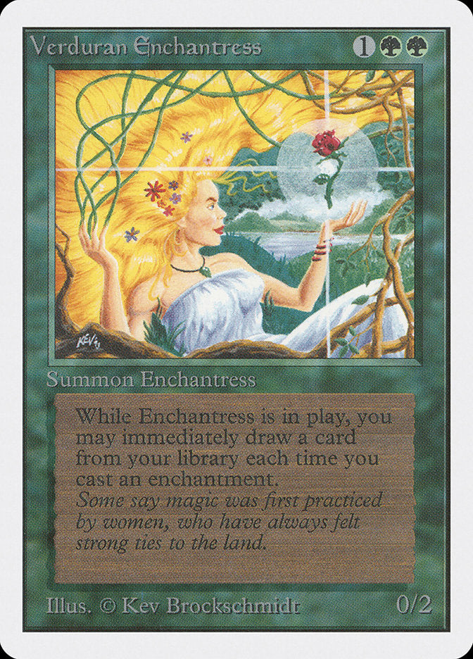 Verduran Enchantress [Unlimited Edition] | Play N Trade Winnipeg