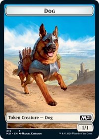 Dog // Weird Double-sided Token [Core Set 2021 Tokens] | Play N Trade Winnipeg