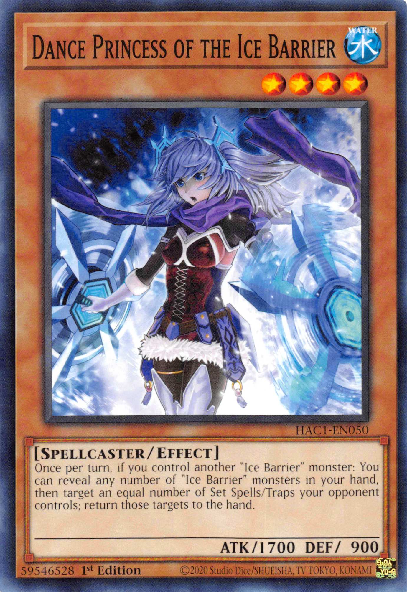 Dance Princess of the Ice Barrier [HAC1-EN050] Common | Play N Trade Winnipeg