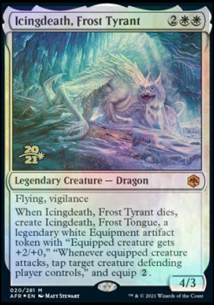 Icingdeath, Frost Tyrant [Dungeons & Dragons: Adventures in the Forgotten Realms Prerelease Promos] | Play N Trade Winnipeg