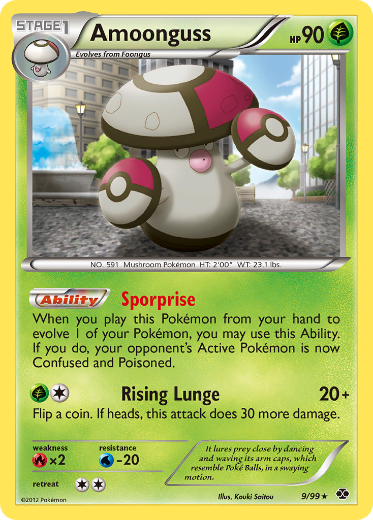 Amoonguss (9/99) [Black & White: Next Destinies] | Play N Trade Winnipeg