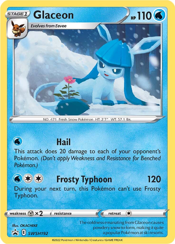 Glaceon (SWSH192) [Sword & Shield: Black Star Promos] | Play N Trade Winnipeg