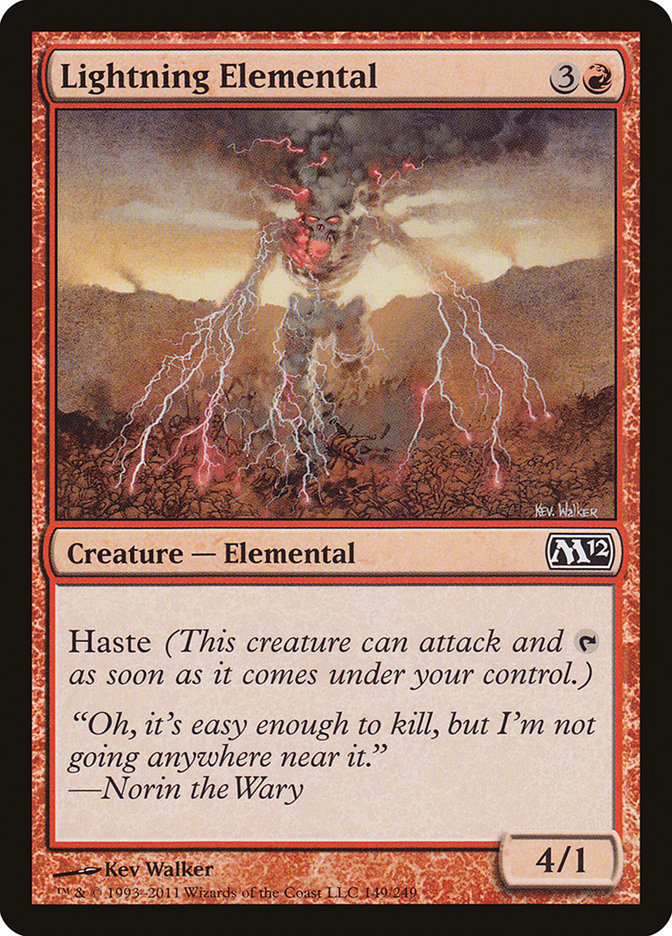 Lightning Elemental [Magic 2012] | Play N Trade Winnipeg