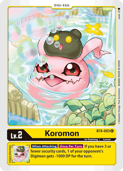 Koromon [BT4-003] [Great Legend] | Play N Trade Winnipeg