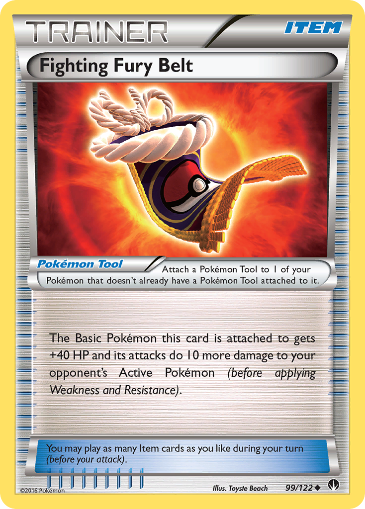 Fighting Fury Belt (99/122) [XY: BREAKpoint] | Play N Trade Winnipeg