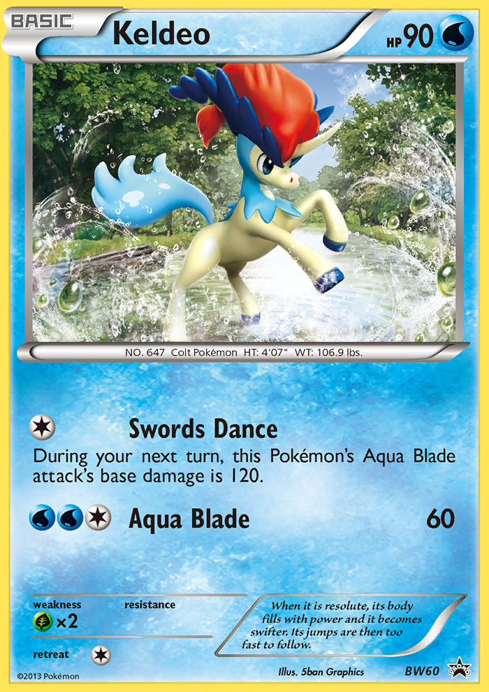 Keldeo (BW60) [Black & White: Black Star Promos] | Play N Trade Winnipeg