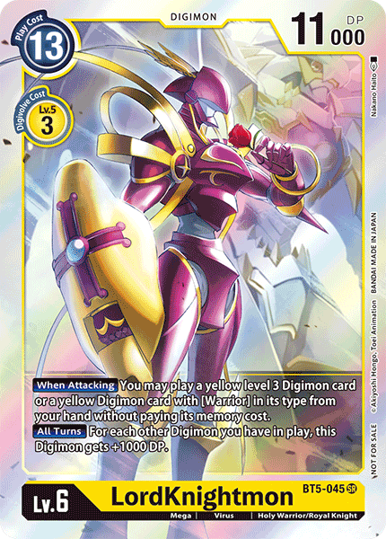 LordKnightmon [BT5-045] (Event Pack) [Battle of Omni Promos] | Play N Trade Winnipeg