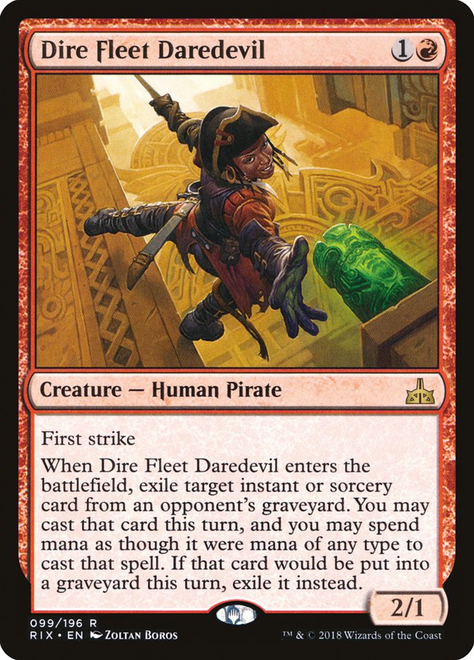 Dire Fleet Daredevil [Rivals of Ixalan] | Play N Trade Winnipeg