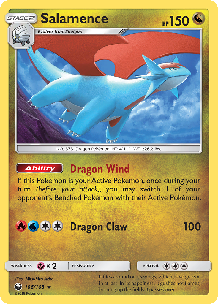 Salamence (106/168) [Sun & Moon: Celestial Storm] | Play N Trade Winnipeg