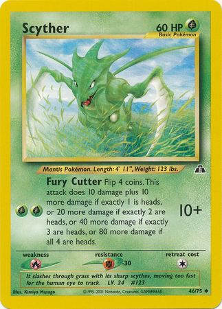 Scyther (46/75) [Neo Discovery Unlimited] | Play N Trade Winnipeg