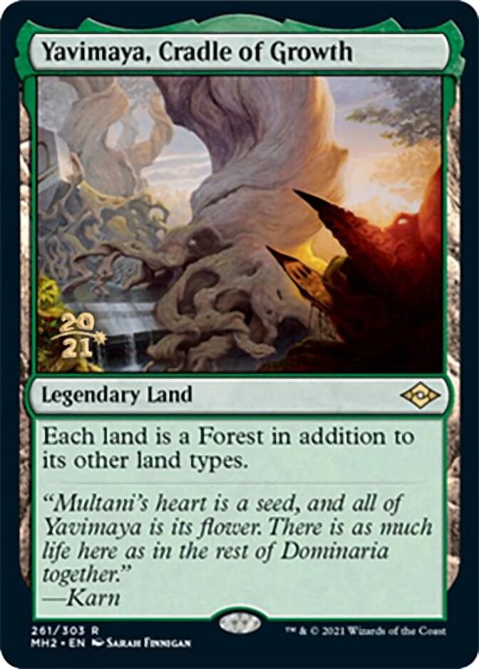 Yavimaya, Cradle of Growth [Modern Horizons 2 Prerelease Promos] | Play N Trade Winnipeg