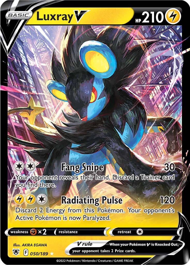 Luxray V (050/189) [Sword & Shield: Astral Radiance] | Play N Trade Winnipeg