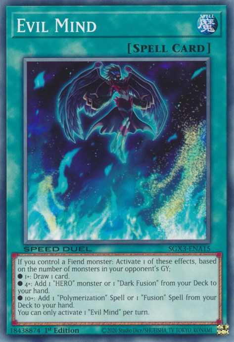 Evil Mind [SGX3-ENA15] Common | Play N Trade Winnipeg