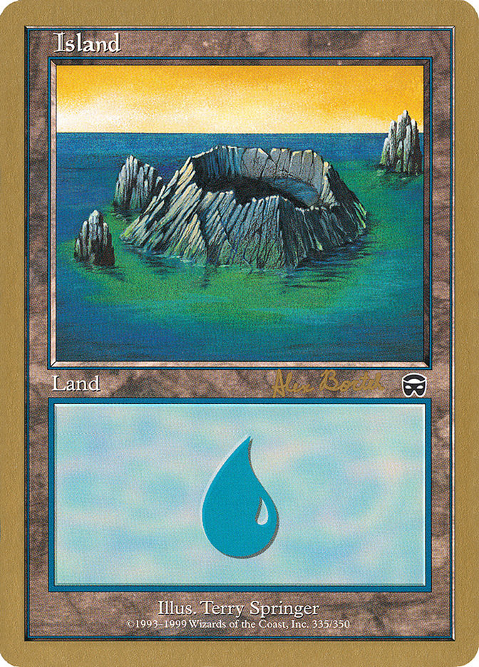 Island (ab335) (Alex Borteh) [World Championship Decks 2001] | Play N Trade Winnipeg