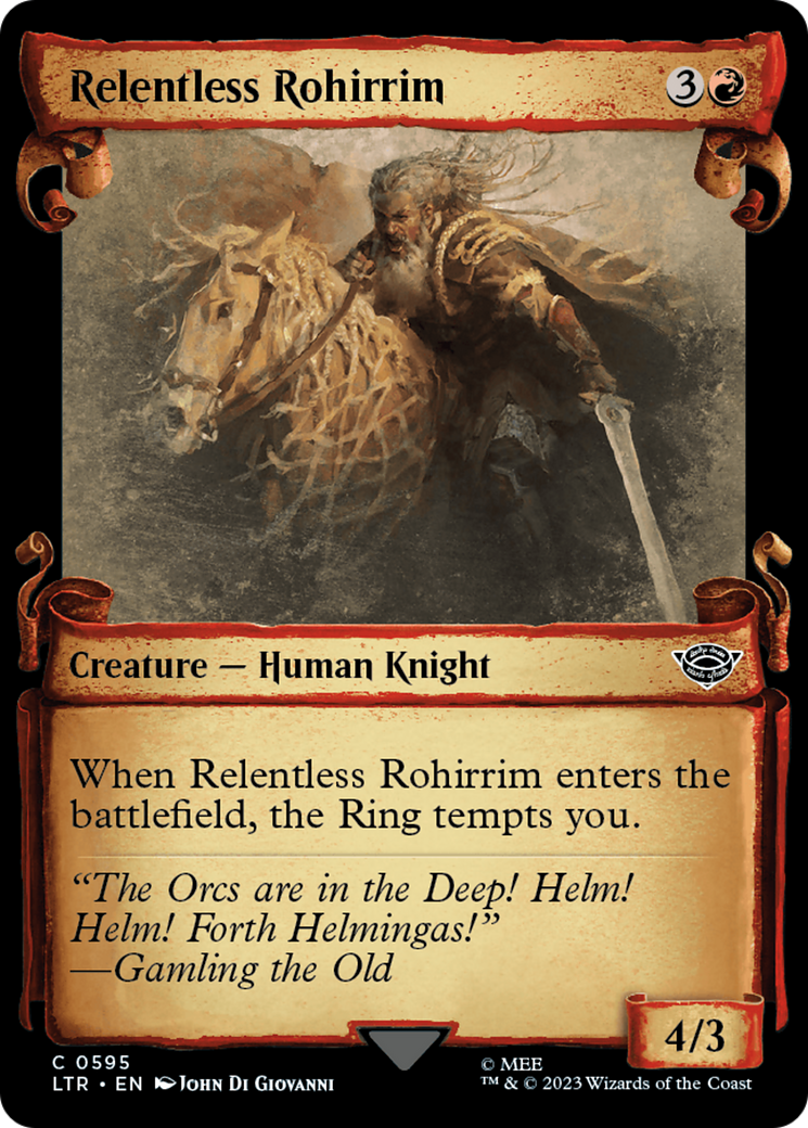 Relentless Rohirrim [The Lord of the Rings: Tales of Middle-Earth Showcase Scrolls] | Play N Trade Winnipeg