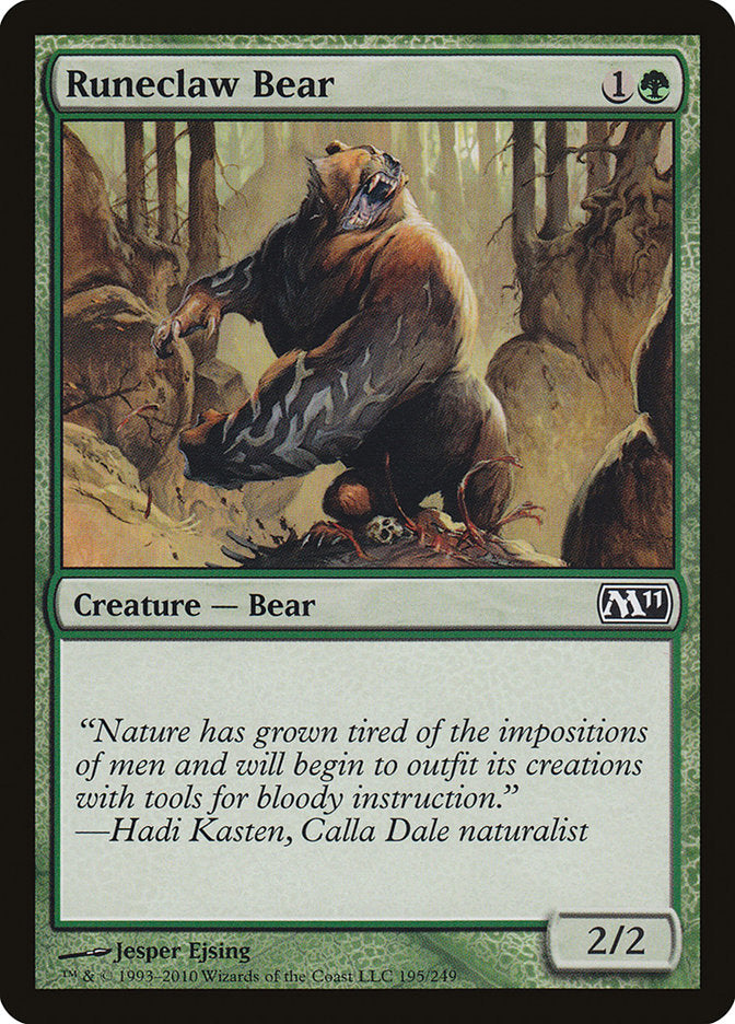 Runeclaw Bear [Magic 2011] | Play N Trade Winnipeg