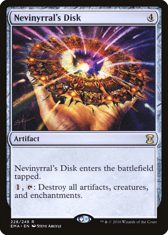 Nevinyrral's Disk [Eternal Masters] | Play N Trade Winnipeg