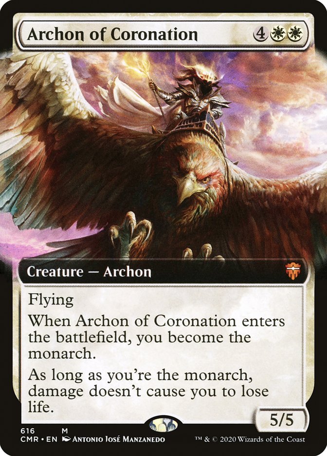 Archon of Coronation (Extended) [Commander Legends] | Play N Trade Winnipeg