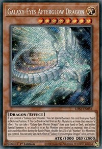 Galaxy-Eyes Afterglow Dragon [LDS2-EN052] Secret Rare | Play N Trade Winnipeg