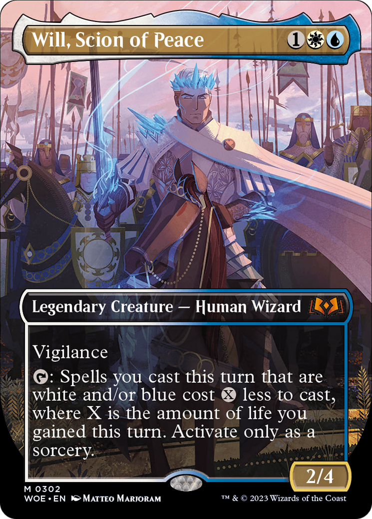 Will, Scion of Peace (Borderless Alternate Art) [Wilds of Eldraine] | Play N Trade Winnipeg