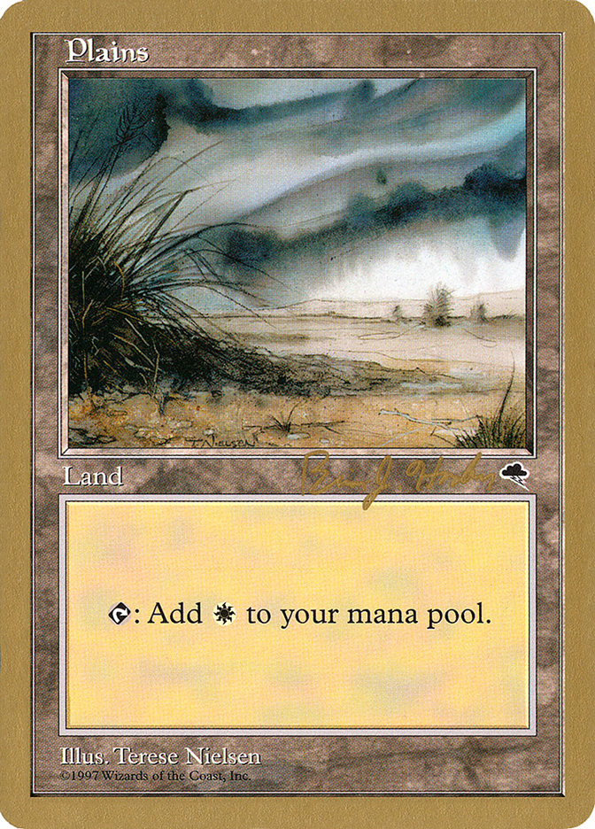Plains (bh333) (Brian Hacker) [World Championship Decks 1998] | Play N Trade Winnipeg