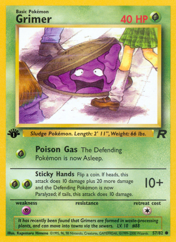 Grimer (57/82) [Team Rocket 1st Edition] | Play N Trade Winnipeg